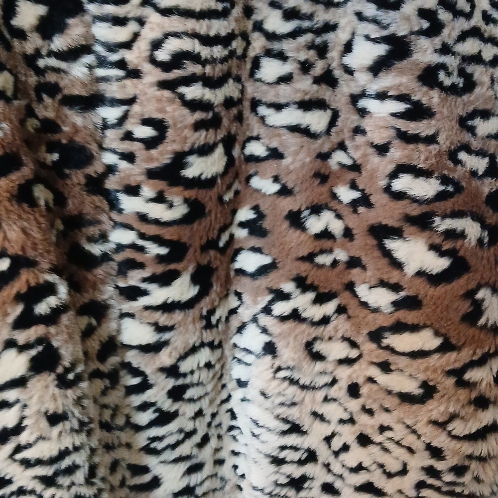 Pleasant Pheasant  faux fur jacket Animal Print GUC, Luxury,Mob Wife, Old Money